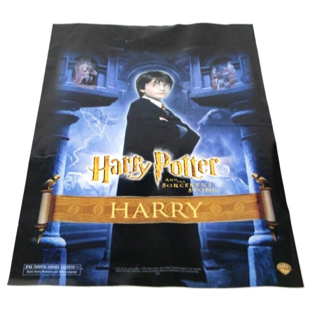 Harry Potter The Sorcerers Stone Movie Wall Poster 16"x11" One Sheet Unframed